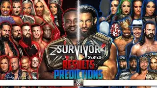 WWE Survivor Series 2021 - Results Predictions