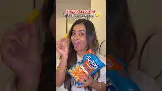 JOWAR CHIPS😱 Taste Test Reaction! #lays #snacks #tastetest #shorts #viral #trending #foodreview