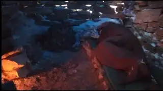 Stone Shelter & Fire Tea in Silence &ndash; Peaceful Wilderness Life