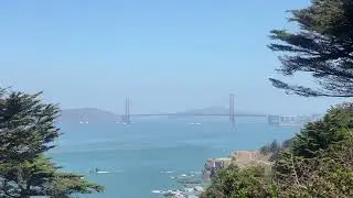【California】 Golden Gate Bridge @ Fort Miley in August 2021