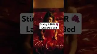 ASMR Lavashak Bed 🍇 Hyperreal Sticky Peel & Bite