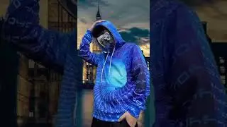 Men's Plus Size Pullover Hoodie Sweatshirt Graphic Optical Illusion Hooded