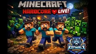 Minecraft Hardcore Survival LIVE ⚔️ | One Life Only! Part 2