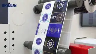 НОВАЯ цифровая машина для нанесения лака и фольги Rhyguan PLUS330 DIGITAL @LabelsTech @rhyguanmac...