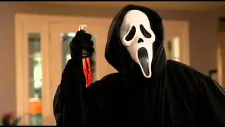 Ghostface (Roger Jackson) calls Dana