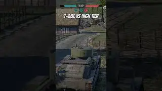 T-28E vs High Tier #warthundermobile #shorts