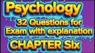 Psychology Chapter 6 MCQs:Personality Exam Questions