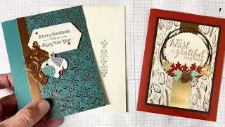Gilded Autumn and Brightly Gleaming Cards