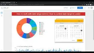 How to Add and work with date range control in Looker |How to control date range in Looker Dashboard