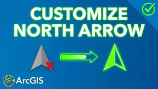 Cartographers Need To Know How to Change the Color of North Arrow in ArcGIS Pro!! | ArcGIS Pro