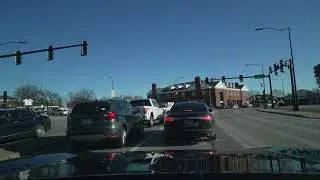 Crystal Lake to McHenry 4K Illinois POV ASMR Drive (No Talk, No Music)
