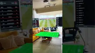 Watching football in Augmented Reality