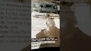 C-Bo - Danked Out (Gas Chamber) 1993 Rap Cassette Tape AWOL Records Waco Texas Sacramento California