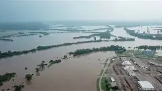 Muskogee Flooding at Three Forks Area / Port of Muskogee May 22, 2019