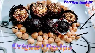 Ferrero Rocher Homemade choclate |  Original Recipe center pour hazelnut | Shree Bakers
