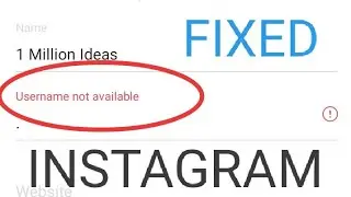 Fix Instagram Username Not Available Problem || Can't Change Instagram Username Problem Solved 2023