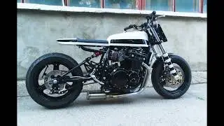 Suzuki GSX 750 Funky cafe racer custom by @lukiracer4217 #caferacer  #custom