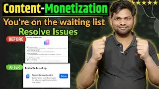 Resolve Facebook Content Monetization Beta Issues in 2026 | You're on the waiting list