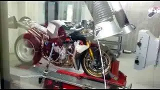 Termignoni exhaust dyno test for MV Agusta F4 Factory Team