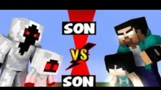 SON VS SON - WHO IS THE STRONGEST, HEROBRINE SON OR ENTITY SON PLUS MONSTER SCHOOL😈