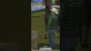 NEVER LISTEN TO EVIL HORSE! #shorts #sims4 #sims4horseranch  #thesims