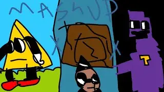 Coffin meme x purple guy x dancing triangle