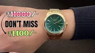 Sonata POZE 7 Review: THIS Gold Watch is ONLY ₹1400! (50% OFF Myntra Deal)