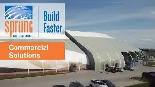 Sprung Commercial Solutions: Sprung Campus Aerial - Aldersyde, Alberta, Canada