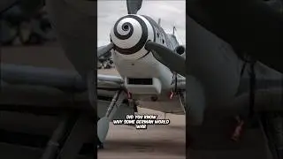 Why did german WW2 aircraft have spiral nose? #military #history #ww2 #aircraft #luftwaffe #army