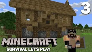 HOW TO BUILD A STARTER HOUSE | Minecraft 1.17.1 Survival Let's Play | Episode 3