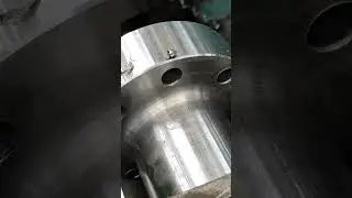 twist drill penetrate in the part #machinist #asmr #machine #machineshop #chips #steel #chip #hbm