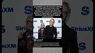 Amy Sedaris says she started a coloring club with friend Andy Cohen after bonding over creative