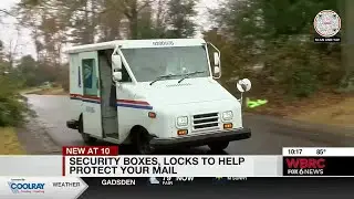 Security boxes, locks to help protect your mail