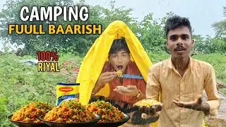Group camping in forest   🏕️ heavy rain camping camping in india #heavyraincamping #rain#campping 