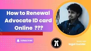 Renewal Advocate ID Card Online / how to ?