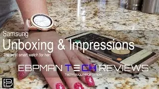 Samsung Galaxy Watch Rose Gold Unboxing and First Impressions