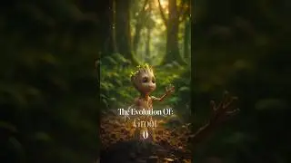 Evolution of Groot#groot #guardiansofthegalaxy #guardians #marvel #mcu #history #evolution #aiart