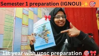 My 1st Year Preparation with UPSC | IGNOU BA + UPSC Journey Vlog 📚