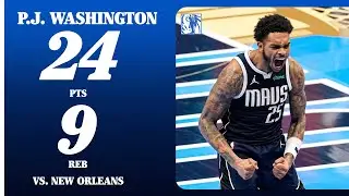 P.J. Washington (24 PTS 9 REB) vs. New Orleans Pelicans | November 21, 2025
