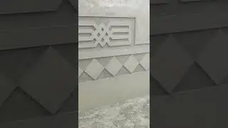 compound wall plaster design#rajmistri