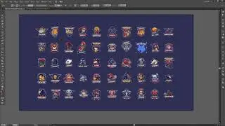 Mascot logo template - Generator