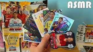 Topps Match Attax Mega Multipack Opening (ASMR Football Cards Unboxing) ⚽💥 Rare Messi Pull?