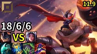 Rumble Top vs Irelia - KR Master | Patch 11.9