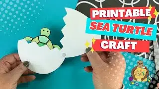 Baby Sea Turtle Printable Craft for Kids