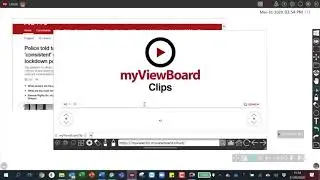 Embedded Browser and myViewBoard Original Content