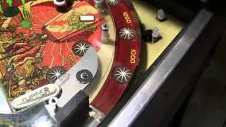 Bally Flash Gordon pinball lane guide reinforcement, paint and playfield touch up  (pt 2/2)
