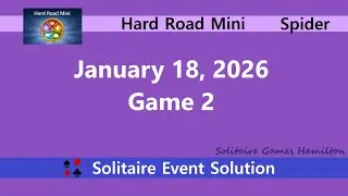 Hard Road Mini Game #2 | January 18, 2026 Event | Spider