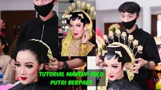 tutorial makeup pengantin solo putri berpaes| VLOG Makeup