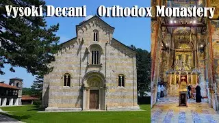 #29 Kosovo: Vysoki Decani Orthodox Monastery, travelling with a dog through Kosovo and Balkans.