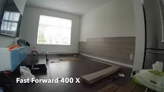 DIY Laminate Wall